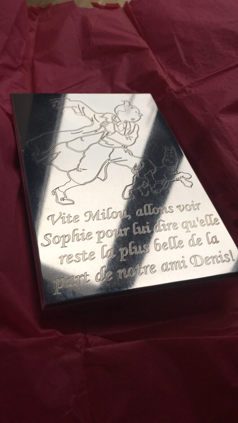 Gravure Tintin Milou